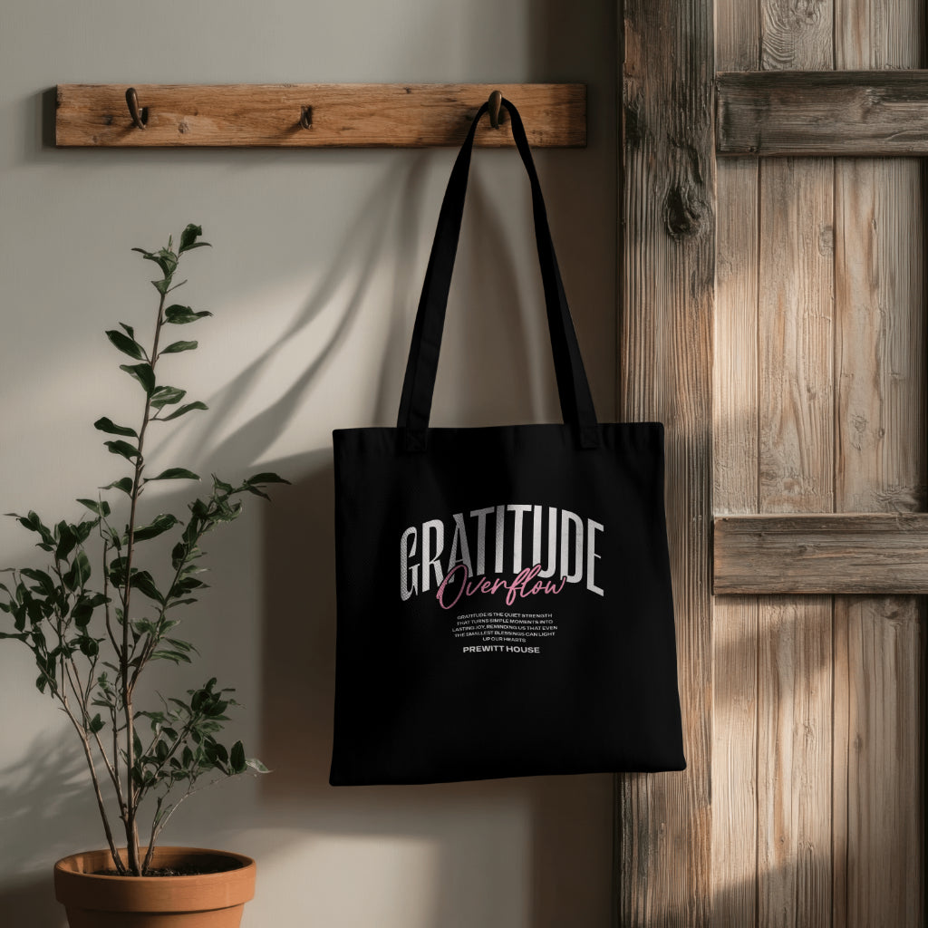 Gratitude Overflow Tote