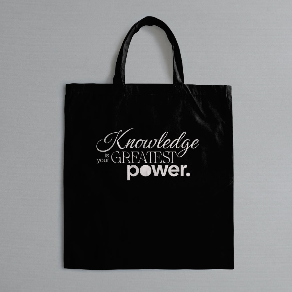 Knowledge is Power Tote Bag